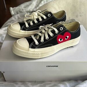 Converse Play Comme des Garçons size 7. Brand new in box with tags
